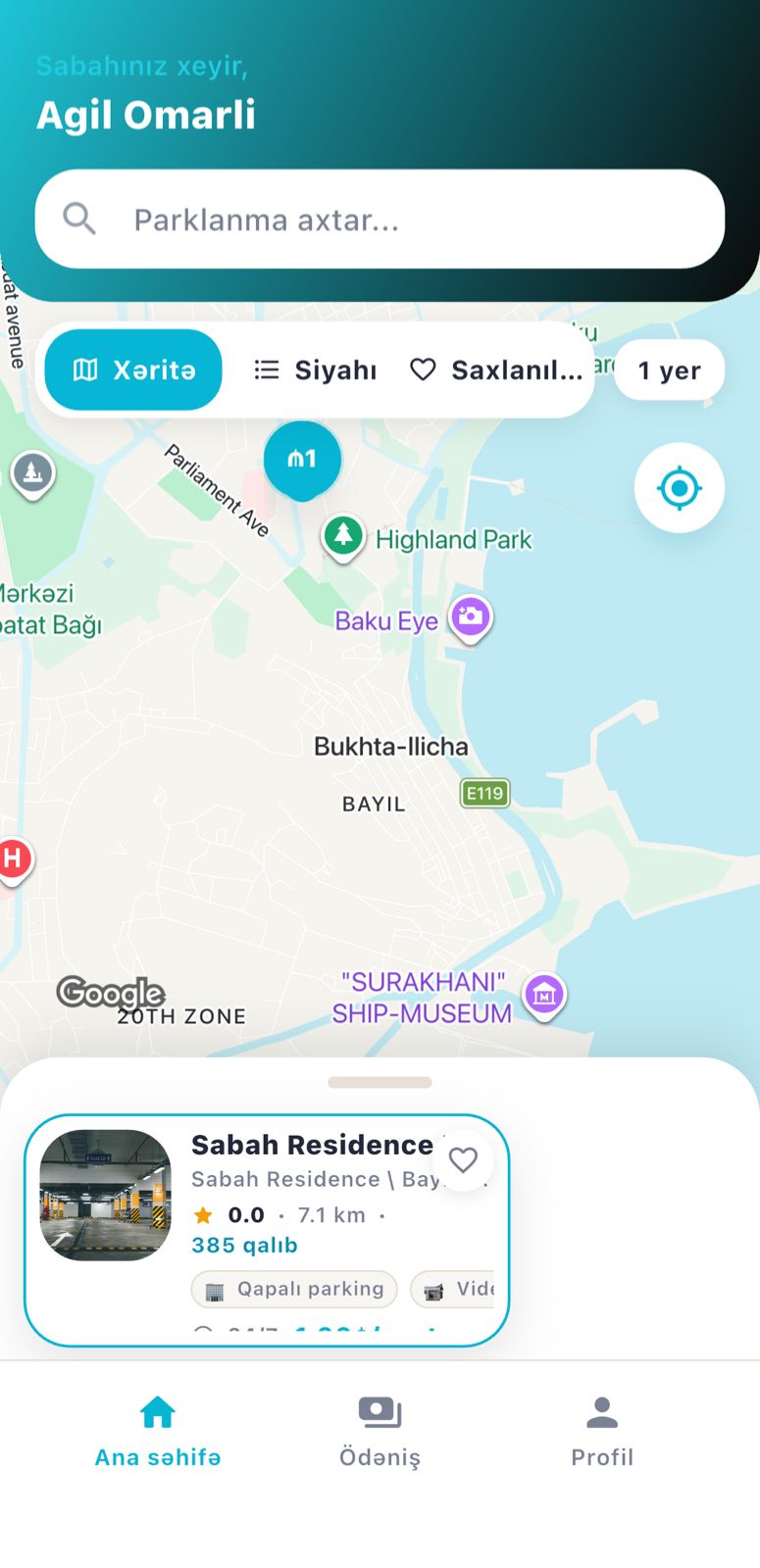Paride App - Map View